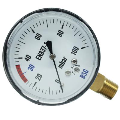 China China Vacuum mbar Pressure Gauges Gauge, 63mm (2 1/2