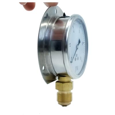 China Bourdon Tube Filled Pressure Indicator 80mm for sale