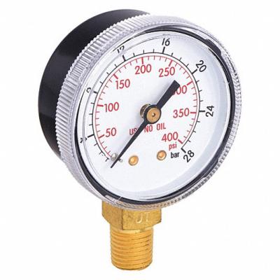 China Tech bronze welding pressure gauge 63 mm, 0 - 315 bar, oxygen (oil and grease free) for sale