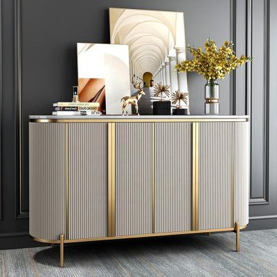 China Modern Sideboard Black Sideboard Luxury White Dining Room Sideboard Designs Modern Sideboards Made in Porcelain for sale