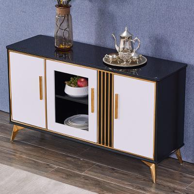 China Stainless Other Living Room Furniture Console Table Modern Luxury Black Sideboard White Sideboards Shake Cabinets Console Tables for sale