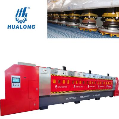 China Building Material Shops HUALONG Stone Machinery Multi Head Slab Polishing Machine For Granite And Marble Grinding Brick Cement Machine HLMJX-16C zu verkaufen