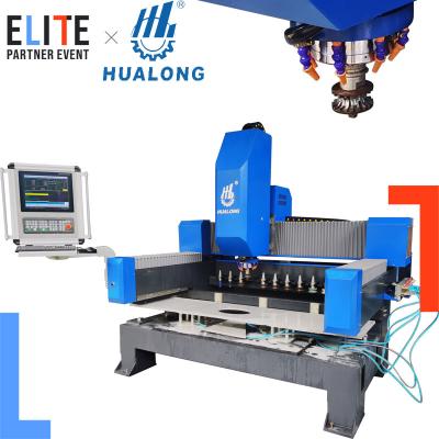 China Building Material Stores HUALONG Machinery Automatic Granite Marble Stone Countertop Cutting and Polishing CNC Sink Router Machine for Cut Quartz à venda