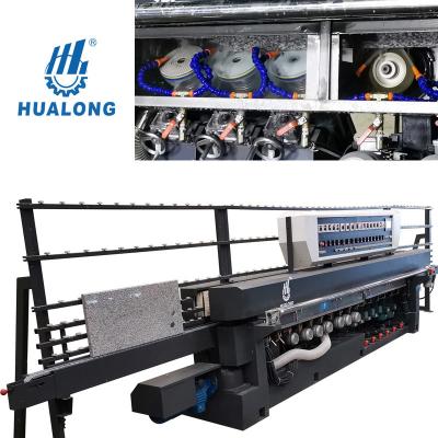 China Building Material Shops HUALONG Machinery HLSP-16 Stone Flow Processing Polishing Machine Granite Marble Router Grinder for sale