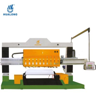 China Hualong Machinery HLPM-10 Arc Slab Stone Processing Automatic Stone Polishing Machine For Ganite Marble Pillar for sale