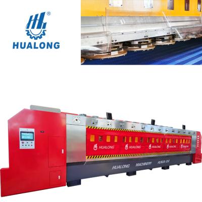 China Stores HUALONG HLMJX-12C Automatic Multi Head Quartz Stone Line Building Material Grinding Polishing Machine With 12 Heads For Marble for sale