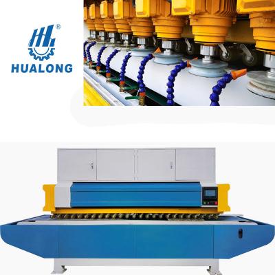 China Building Material Shops HUALONG HLCM-8E80 High Efficiency Old Stone Slab Edge Casting Polish Machine For Marble Granite à venda