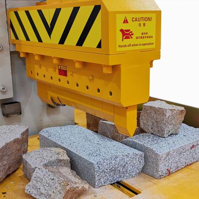 China Hualong HLSY-S90H Natural-face Hand Stone Stone Splitting Machine for Granite Brick Wall Marble Decoration for sale