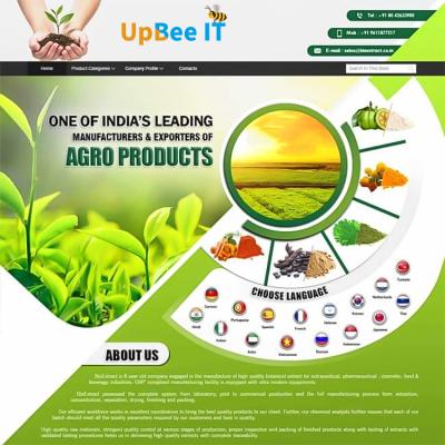 China Responsive Agriculture Website Design - Web Design and Website Development Company for sale