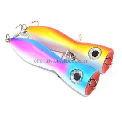 China Basswood 155mm 90g wood bait topwater snap lure GT sea snap fishing lure for sale