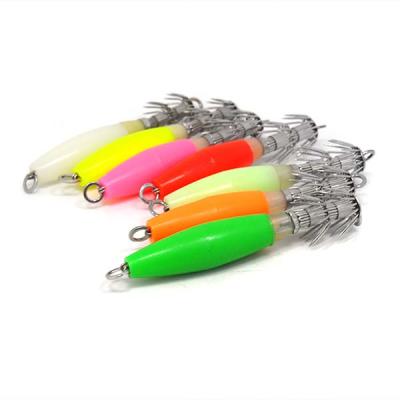 China Glow in the Deep Sea Fishing Lure Jig Rig Luminous Squid Jig Led Light 8cm/9cm Fishing Lure for sale