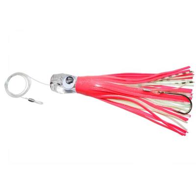 China Acrylic Tuna Marlin Lure Trolling Skirts Head Skirts + PVC Game Fishing Octopus Bait for sale