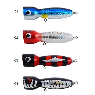 China GT Snap 17.5cm-125g 16cm-100g Game Fishing Snap Lure Topwater Snap Lure Wooden Lure for sale