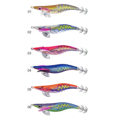 China Glow in the dark water CHS024 octopus bait double squid swivel hooks hard baits bright saltwaterJapanese fabric jigs for sale