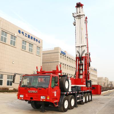 China High quality oil well KERUI oil well energy drilling rig desert drilling rig workover rig for sale