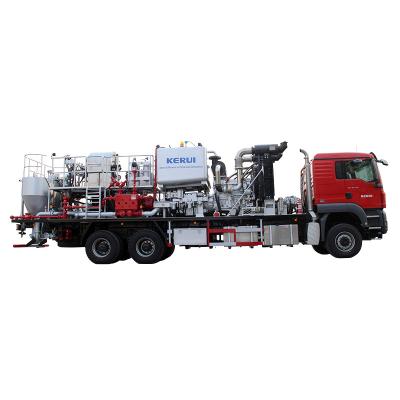 China Single Operation 600HP Cementing Unit Or Cementing Truck for sale