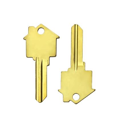 China Locksmith Discount KW10 Primary Color House Brass Big Shape Key Blank For Key Cutting Machine for sale