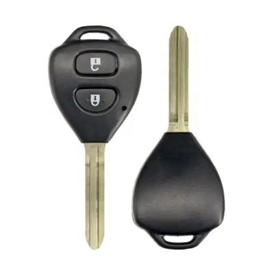 China For Toyota 2 Button Car Key Case TOY43 Blade Folding Car Key Shell For Toyota Corolla Camry Reiz RAV4 Remote Crown Avalon Venza Matrix for sale