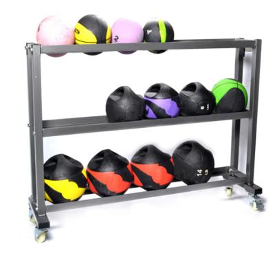 China GYM Gymnasium Equipment Medicine Ball Rack Wall Ball Rack for sale