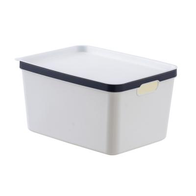 China Sustainable Portable Subsize Toy Storage Frame Hollow Desktop Storage Box for sale