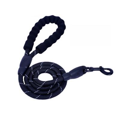 China New Arrival Reflective Custom Colorful Pet Rope Dog Leash Round Nylon Pet Accessories For Dogs Harness for sale