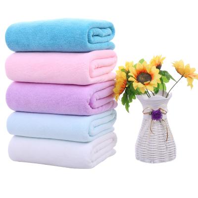 China Compressed Wholesale Promotional Cheap Absorbent Soft Microfiber Bath Towel Soft Towels 70x140 for sale