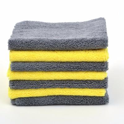 China Microfiber Car Drying Wash Premium Detailing Buffing Polishing Towel With Edgeless Plush Microfiber Cloth for sale