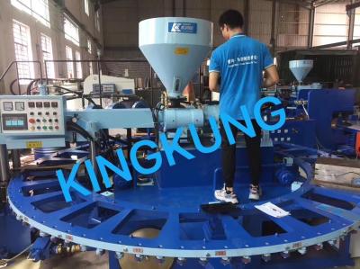 China Automatische Schuhspritzgießmaschine für PVC-Kunststoff zu verkaufen