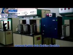 Inverted Rubber Sole Molding Machine