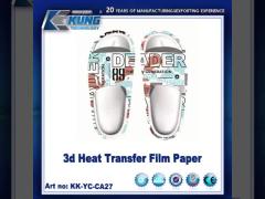 3d heat transfer film paper