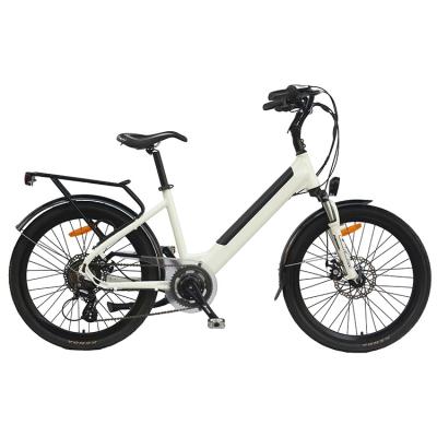 China New Amazon Bicycle Aluminum Alloy 6061 Power Scooter Electric City Electric Bicycle Recreational Bicycle for sale