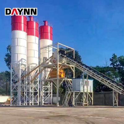 China Construction worksÂ   75 M3/H Stationary Concrete Mixing Plant HZS75 Cement Mixing Batching Plant Of M3/H In Stock for sale