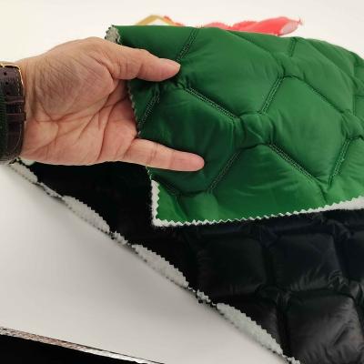 China New design new color 200g waterproof padding two sides waterproof quilted fabric for men coat for sale