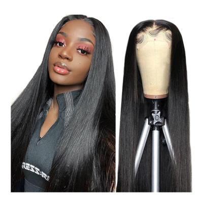 China Good Luck Silky Straight Hair 40 Inch Human Hair Wigs Wholesale 30 Inch Long Straight Lace Front Wigs Raw Virgin Cuticle Aligned Wig For Black Women for sale