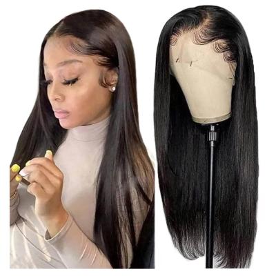 China 100% Indian Straight Clear Clear Clear Lace Front Human Hair 100% Good Luck Wig Straight For Remy Color Women Hair for sale