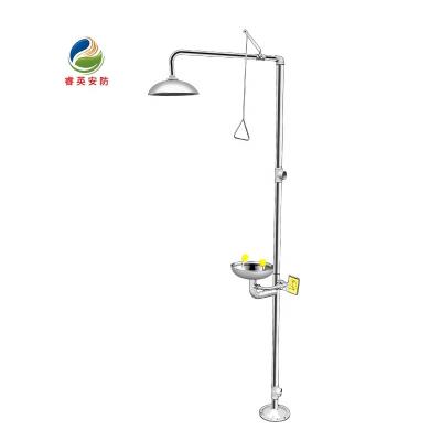 China China High Quality Stainless Steel Safety Emergency Shower Eye Wash Combination Eyewash station for sale