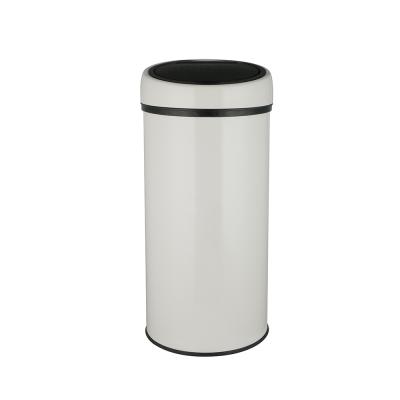 China Factory Supplier 30L 40L Sustainable Press Top Around Toilet Hand Press Pedal Home Waste Bin for sale