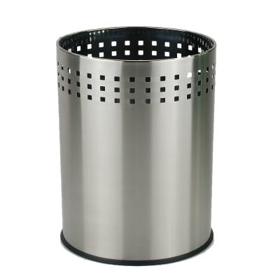 China China Manufacturer Supply Simple Garbage Sustainable Metal Paper Container Trash Can for sale