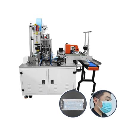 China High Production Efficiency Equipment Machines Maker For Full Automatic Flat Mask Maker Machine 3 Ply Face Mask Machine for sale