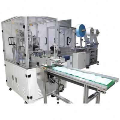 China Factory Layout Heat Press Mask Production Machine 1+1 3ply 4ply Face Mask Making Machine With Cover for sale