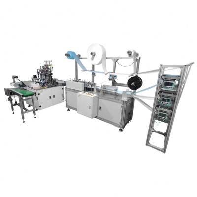 China Disposable Face Mask Making Automatic Semi Automatic Flat Face Mask Making Machine Nonwoven Face Mask Machine for sale