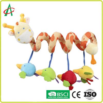 China 35x18cm Spiral Pram Toy , CE Baby Doll Car Seat And Stroller for sale