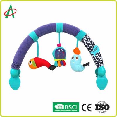 China L67cm Spiral Pram Toy Infant Pram Stroller With BB Squeaker for sale