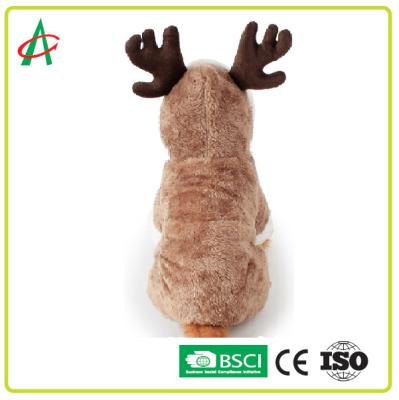 China BSCI Christmas Theme Plush Pet Clothes With Snap Fastener for sale