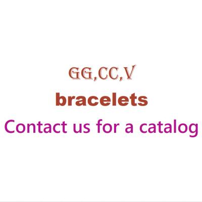 China FASHIONABLE famous gg colorful letter rhinestone cc crystal bracelets for sale