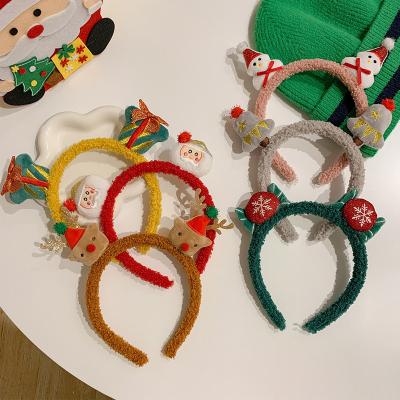 China 2021 Sweet Good Quality And Hot Selling Red Christmas Gifts Headband For Party for sale