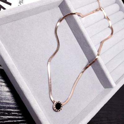 China CLASSIC Top Grade Stainless Steel Fashion Necklace For Party Jewelry Decoration for sale