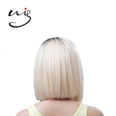 China Silky Straight Custom Made Short Hair Wigs Lace Front For Caucasian for sale