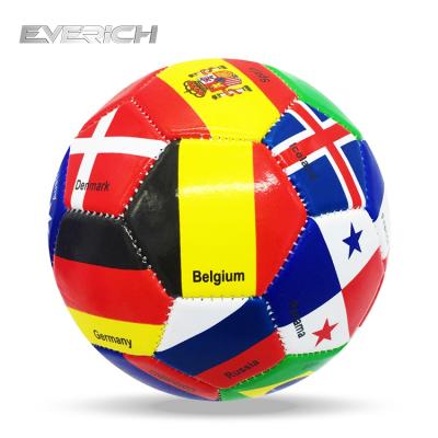 China Wholesale Cheap TPU/Pu/Pvc Good Quality Price Outdoor PU Country Flag Size 5 Soccer Outdoor Training Ball for sale