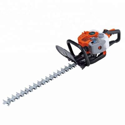 China 23cc hedge trimmer, single blade with 1e34f AW-HT600t gasoline engine metal plate hedge trimmer for sale